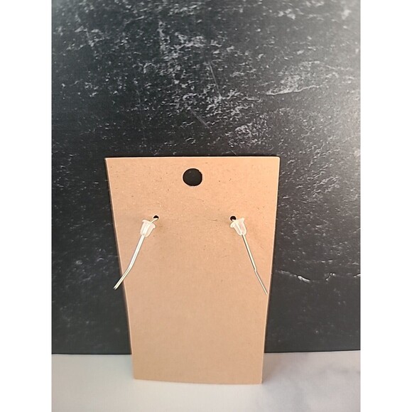 Polymer Clay Blue Floral Dangling Earrings New - Picture 10 of 10